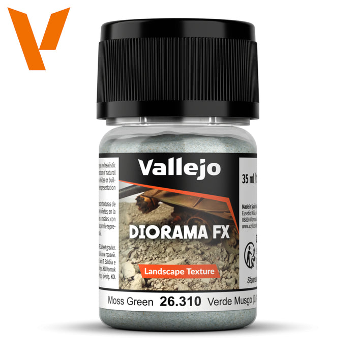 Vallejo - Diorama Effects - Moss Green 0.1-1.0mm 35 ml