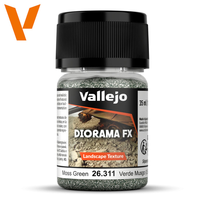 Vallejo - Diorama Effects - Moss Green 0.5-2.0mm 35 ml