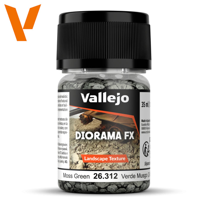 Vallejo - Diorama Effects - Moss Green 2.0-5.0mm 35 ml