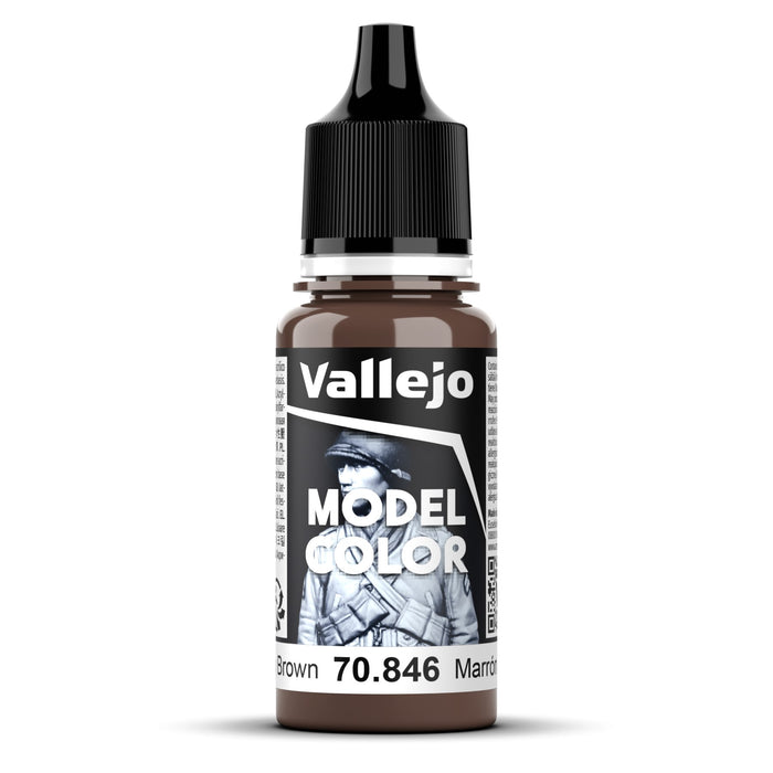 Vallejo - Model Colour - Mahogany Brown 18ml