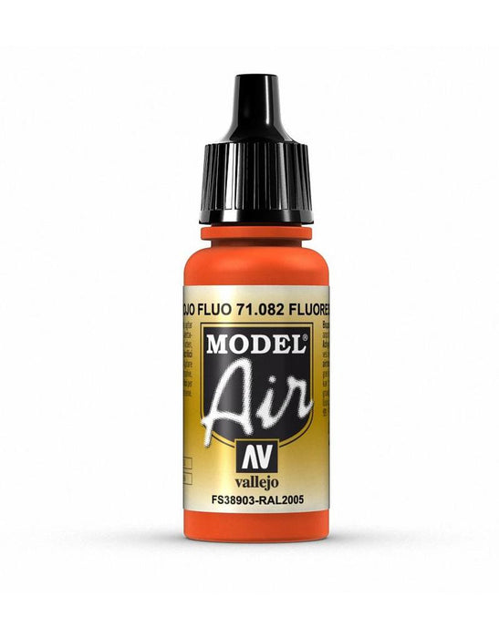 Vallejo - Model Air - Fluorescent Red 17 ml