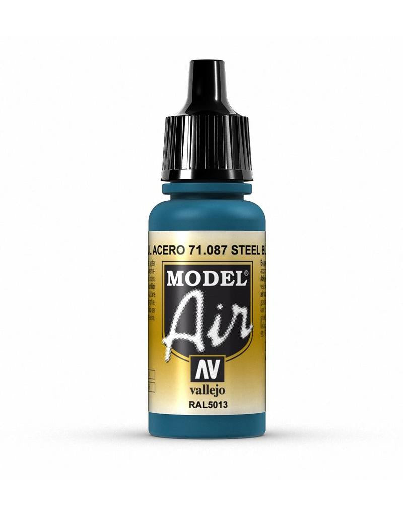 Vallejo - Model Air - Steel Blue 17 ml — WarGamers Hub