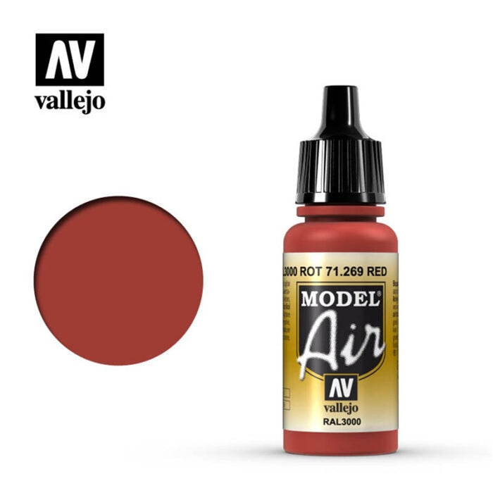 Vallejo - Model Air - Red RAL3000 17 ml