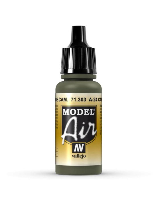 Vallejo - Model Air - A-24M Camouflage Green 17 ml