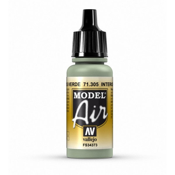 Vallejo - Model Air - Interior Grey Green 17 ml