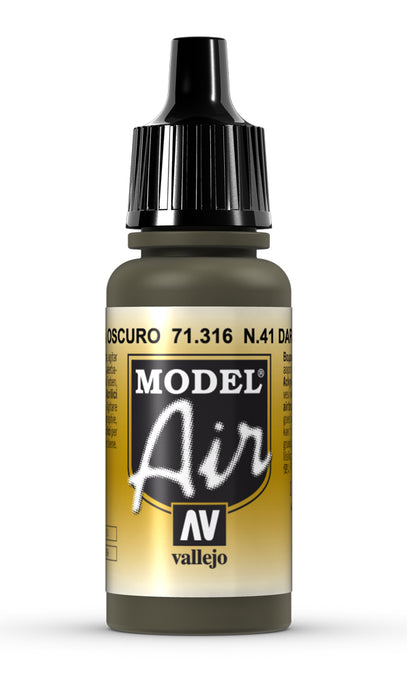 Vallejo - Model Air - N 41 Dark Olive Drab 17 ml