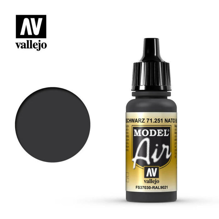 Vallejo - Model Air - NATO Black 17 ml