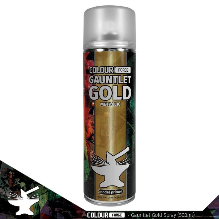 Colour Forge - Aerosol Spray Primer - Gauntlet Gold 500ml