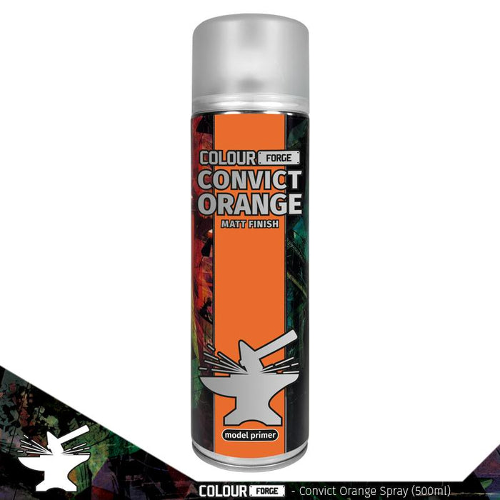 Colour Forge - Aerosol Spray Primer - Convict Orange 500ml