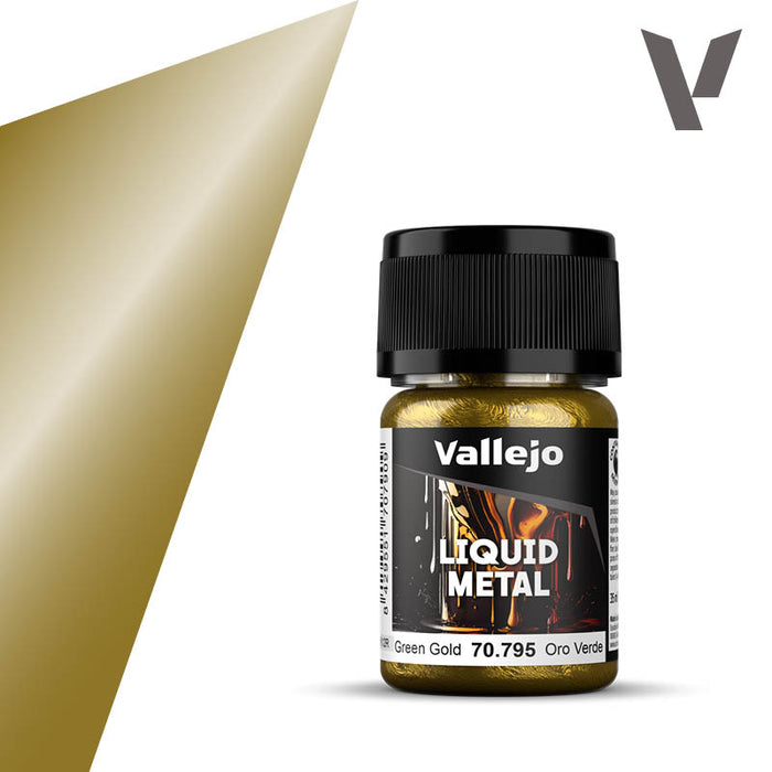 Vallejo - Model Colour - Metallics - Green Gold 35ml