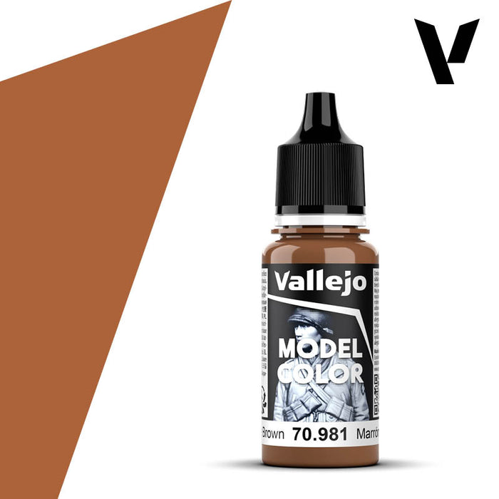 Vallejo - Model Colour - Orange Brown 18ml