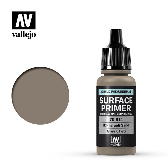 Vallejo - Surface Primer - IDF Israelí Sand Grey 61-73 17 ml