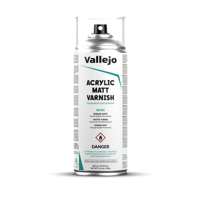 Vallejo Aerosol - Matt Varnish 400ml