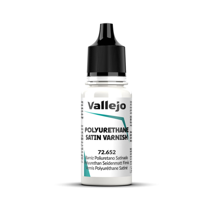 Vallejo Polyurethane Satin Varnish 18ml Acrylic Paint