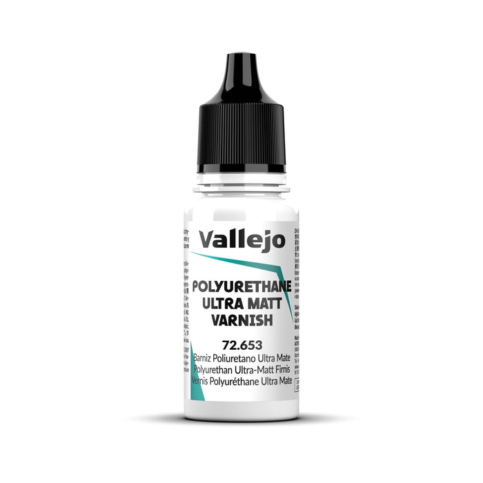 Vallejo Polyurethane Ultra Matt Varnish 18ml Acrylic Paint