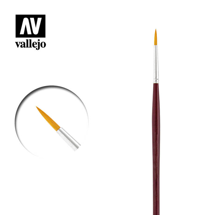 Vallejo Brushes - Detail - Round Synthetic Brush N0. 3